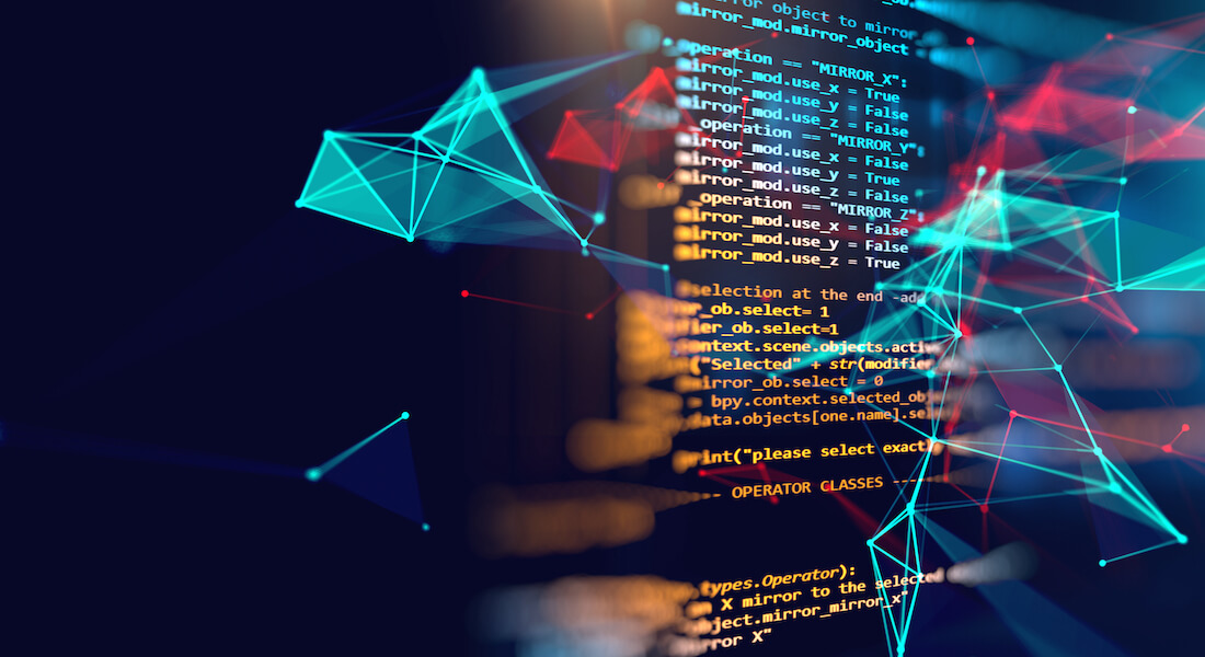 Students collaborating on code and simulations